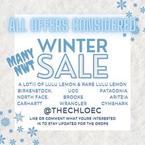 SALE COMING UP- Lulu Lemon Carhartt Birkenstock Ugg Patagonia North Face & more